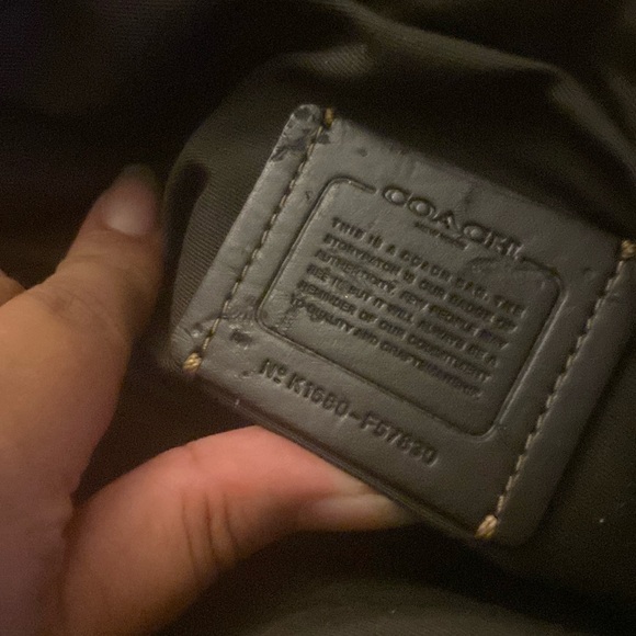 Coach Brown Crossbody Bag with Leather Trim - Picture 7 of 17